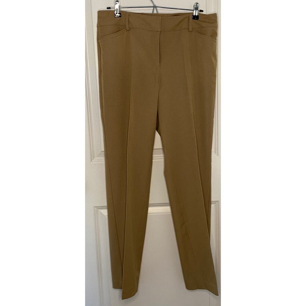 Zac & Rachel Size 12 Women's Work Pant Wide Leg Camel Color